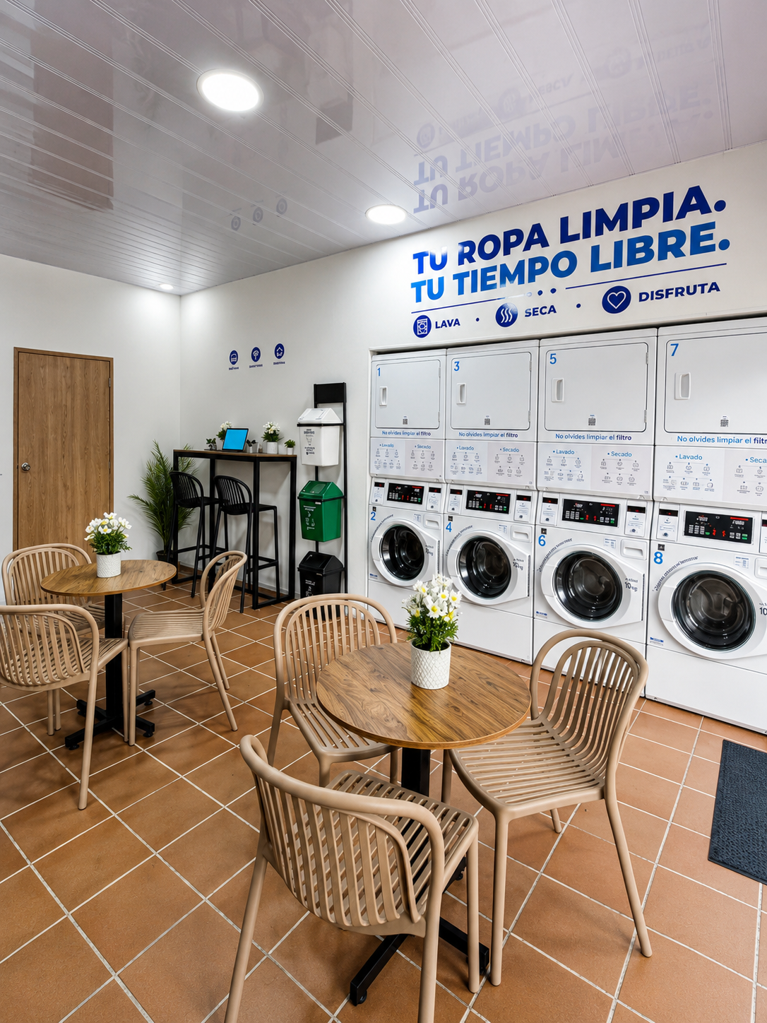 BluWash lavandería autoservicio en Bogotá